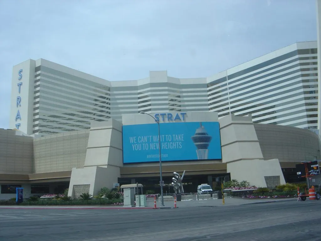 STRAT Hotel is economical class to stay while things to do in Las Vegas Nevada with Family.